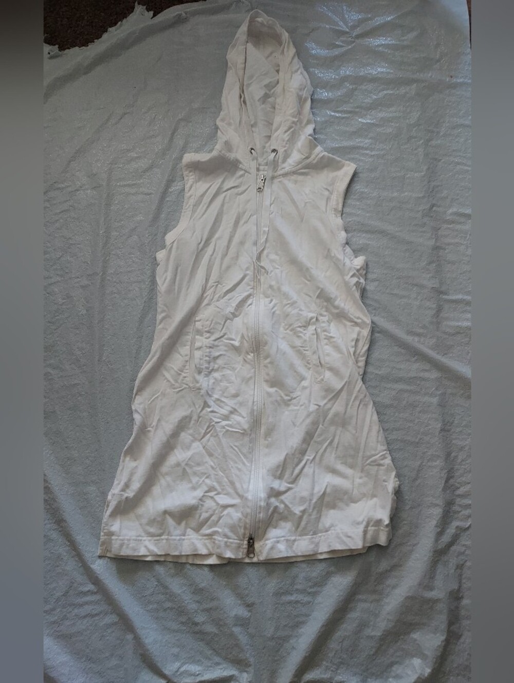 Women’s Hooded Swim Coverup - White
